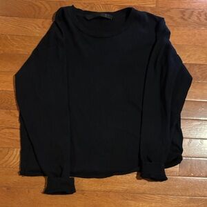 MOTHER L/S Slouchy Cut Off